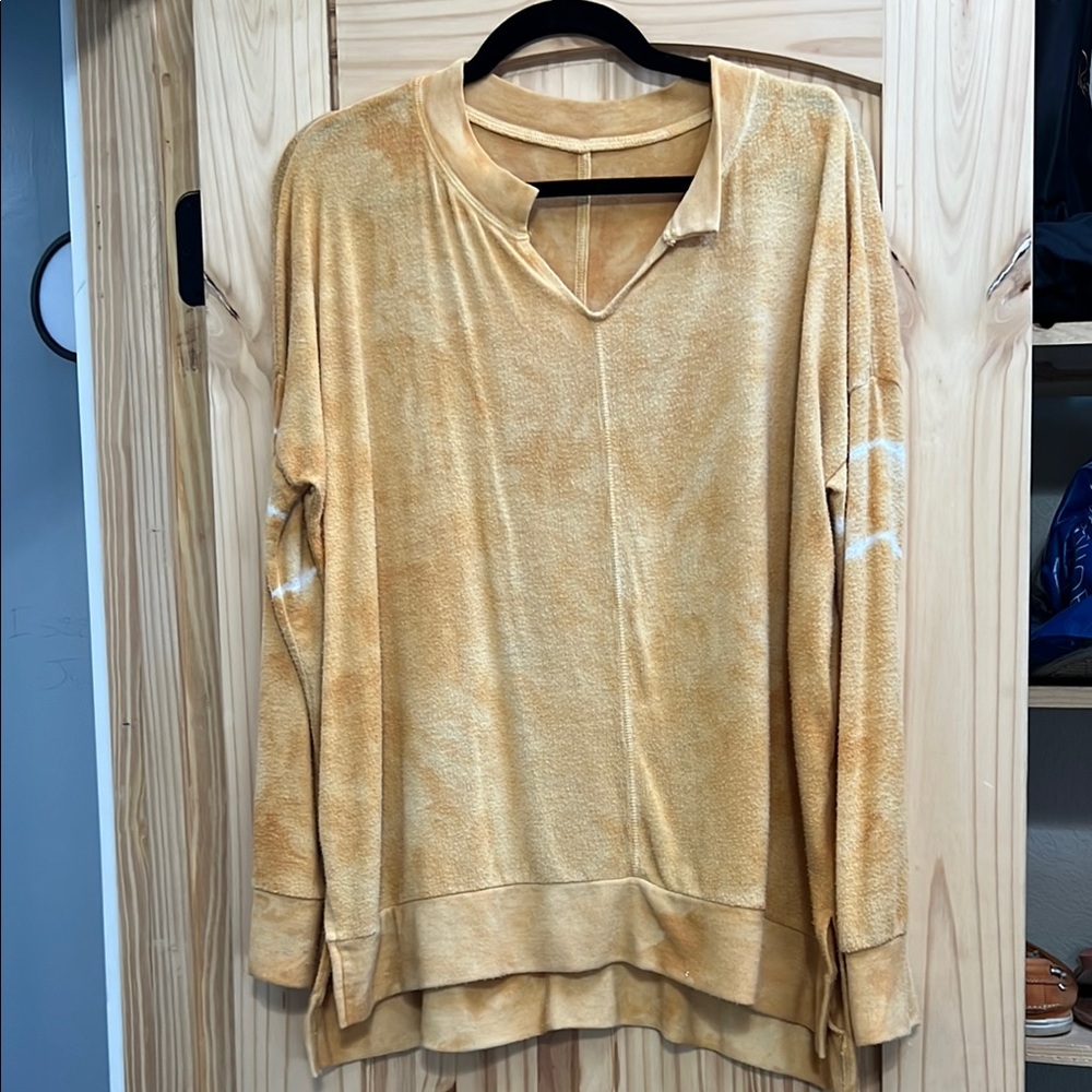 Cozy Gold Pullover Sweater